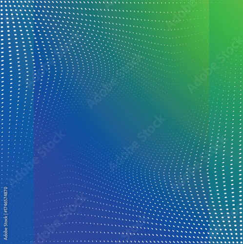 Abstract blue background with dots