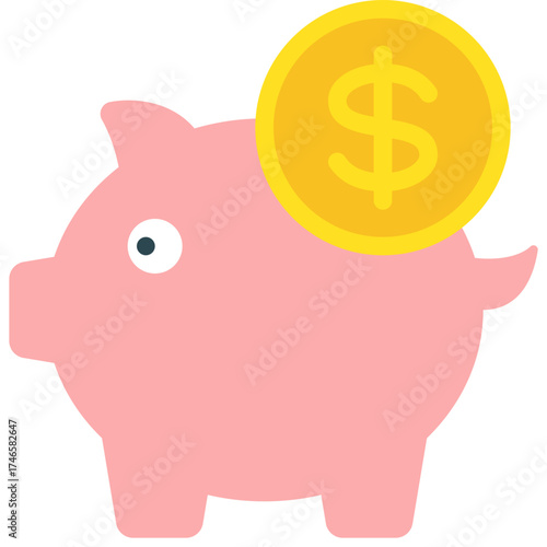Savings Piggy Bank Icon