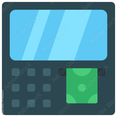 ATM Withdrawal Machine Icon