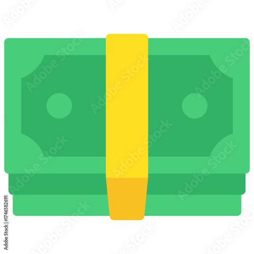 Cash Notes Stack Icon