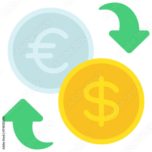 Currency Exchange Arrows Icon