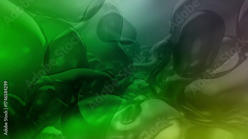Green Echoes of Glass Matter