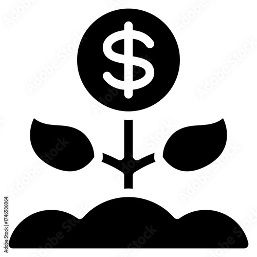 Organic Money Growth Icon