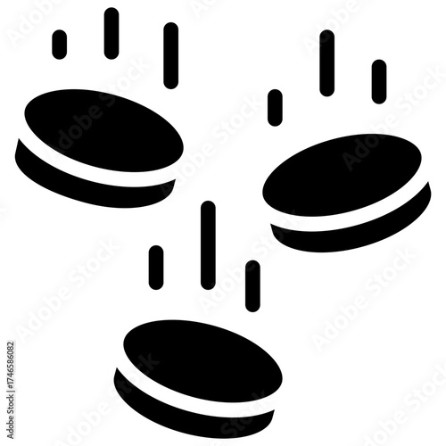 Falling Coins Icon