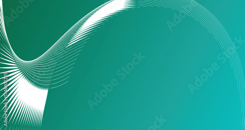 Abstract green background with line