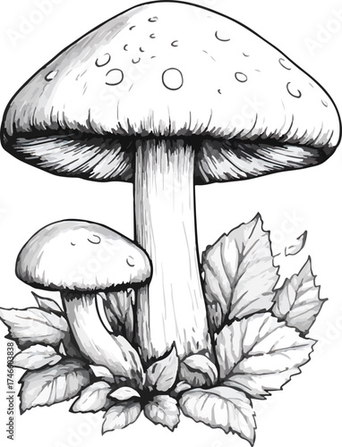 Aus der Serie: Coloring Page - vectorized - From Flowers to Graffiti, Vacation, Fun, Drinks and Animals - Package