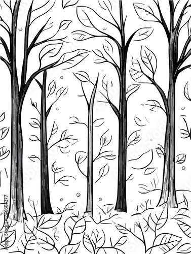 Aus der Serie: Coloring Page - vectorized - From Flowers to Graffiti, Vacation, Fun, Drinks and Animals - Package