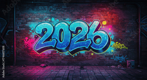 Street Art Style 2026 Shines With Neon Accents and Shadows