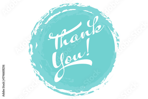 Thank You ! - 手書き風のおしゃれなThank You !（ありがとう！）の文字（カリグラフィー）
