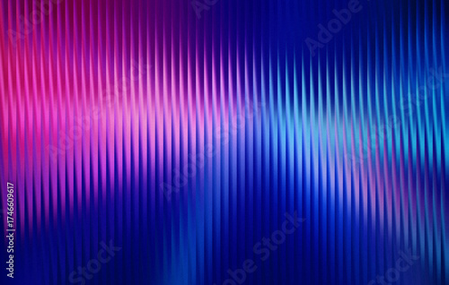 Abstract vibrant gradient of blue and pink vertical textured ripples background