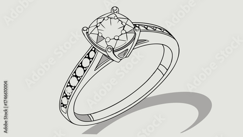 Diamond Engagement Ring Design.