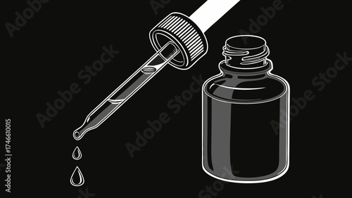 Droplet Dispenser Bottle.