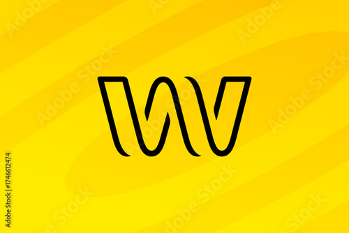 Letter W logo icon design template elements