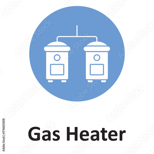 Building heater Vector icon which can easily modify or edit