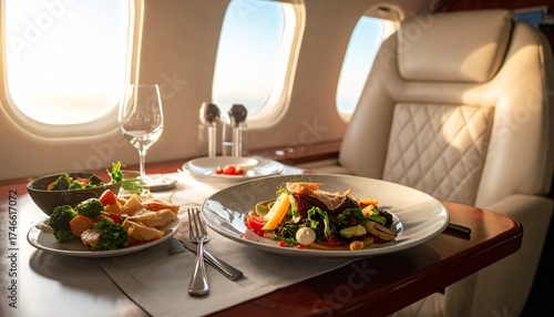 Business Class Meal Service