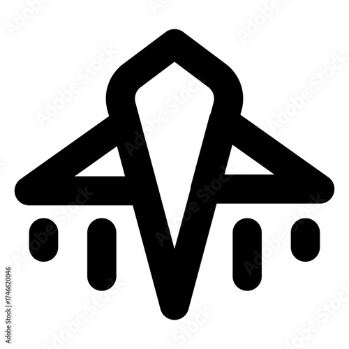Airplane Outline Icon