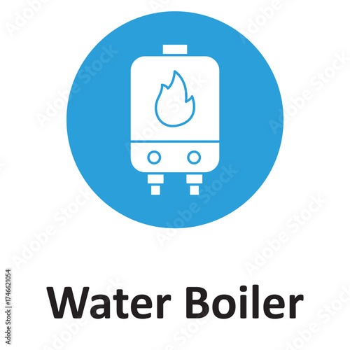 Electric heating Vector icon which can easily modify or edit