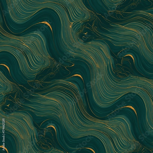 Organic Flow Pattern Graphics Background for New Year Resolution Mobile Wallpapers with Fresh Start White Gold Accent