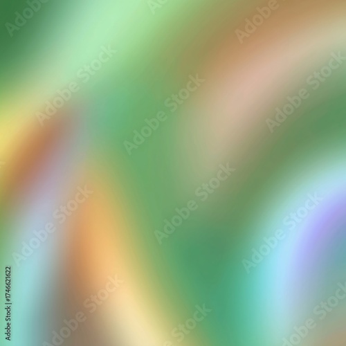 Eco-Conscious Iridescent Gradient Background for Earth Day Promotional Materials with Sustainability Aesthetic Pattern