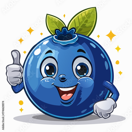 Lustige Blaubeere