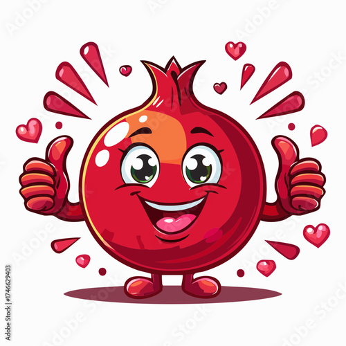 Lustiger Granatapfel