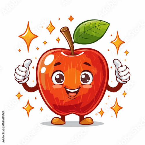 Lustiger Apfel