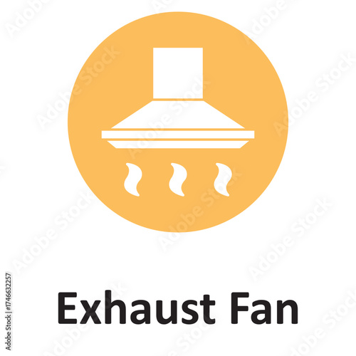 Gas exhauster Vector icon which can easily modify or edit