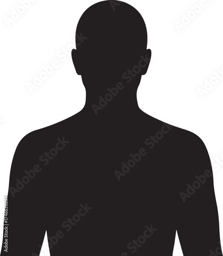 silhouette of a man in profile