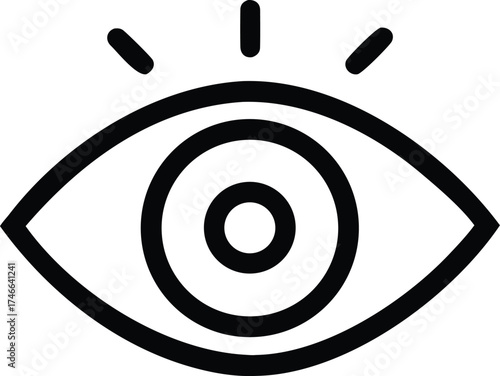 Eye icon, representing visibility and clear vision