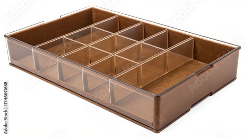 Organizational tray with compartments for home and office storage solutions