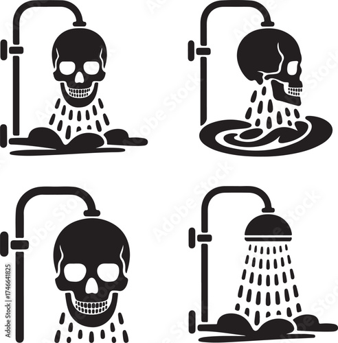 vector illustration of funny cartoon man