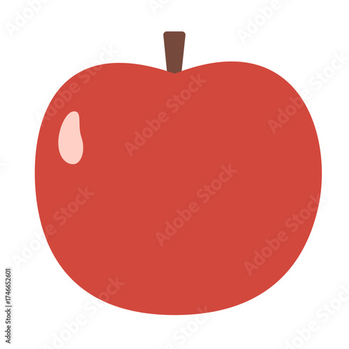Apple icon for banners, cards, flyers, social media wallpapers, etc. Vector illustrations
