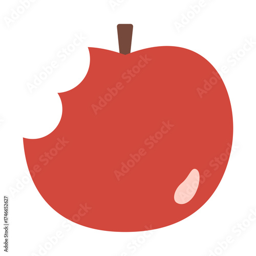 Apple icon for banners, cards, flyers, social media wallpapers, etc. Vector illustrations