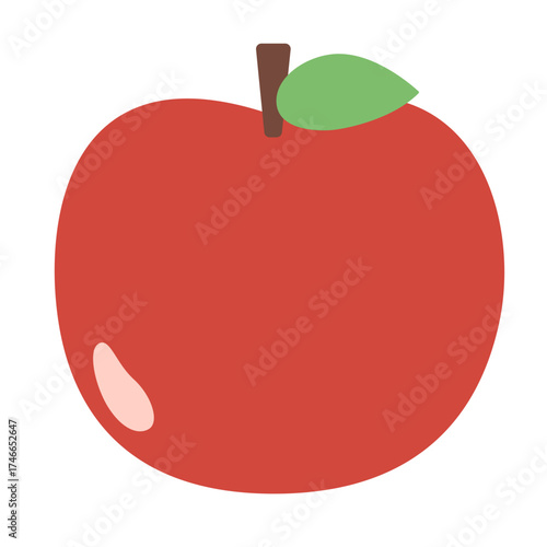 Apple icon for banners, cards, flyers, social media wallpapers, etc. Vector illustrations