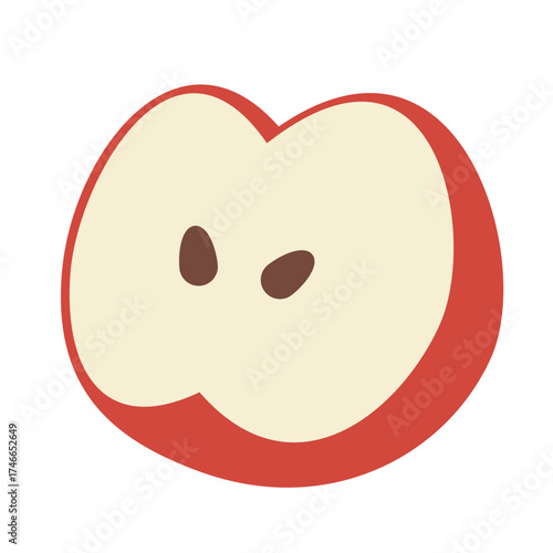 Apple icon for banners, cards, flyers, social media wallpapers, etc. Vector illustrations