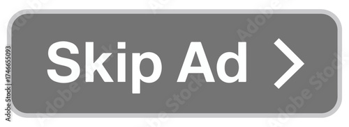 skip ad button video player icon
