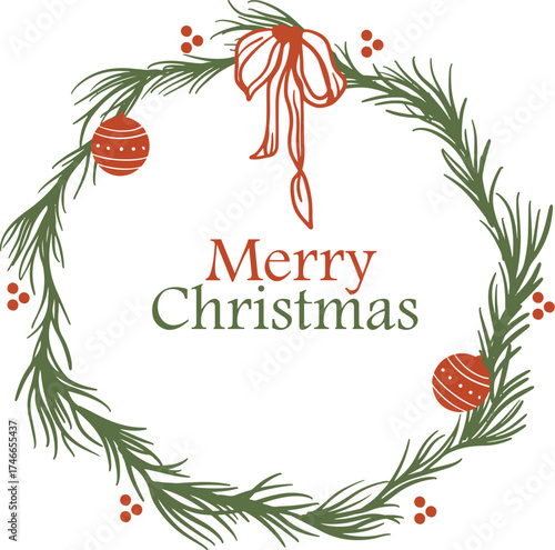 christmas card background vector illustration