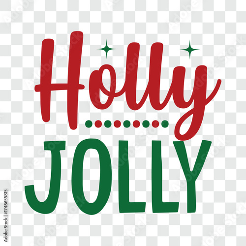 Holly Jolly  SVG DESIGN