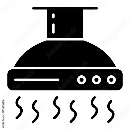 An icon design of extractor hood 