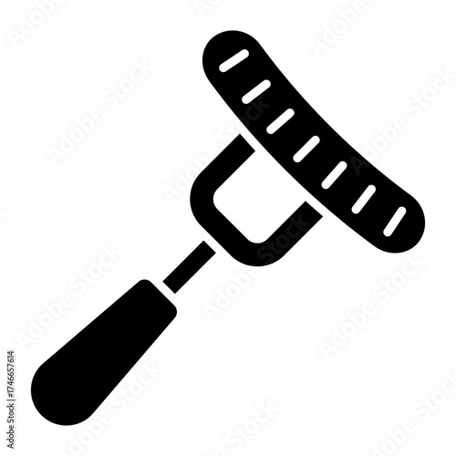 A unique design icon of sausage