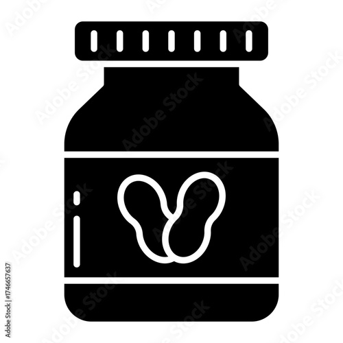 Premium download icon of peanut jar