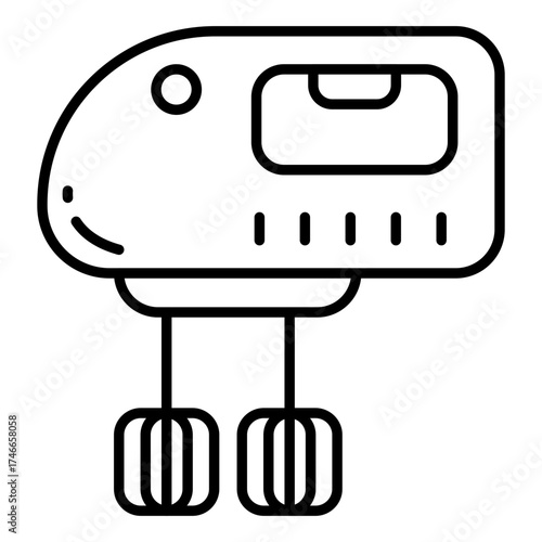 A premium download icon of electric beater