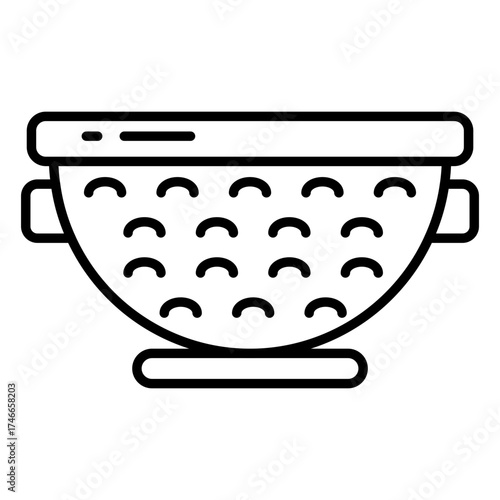 Premium download icon of colander 