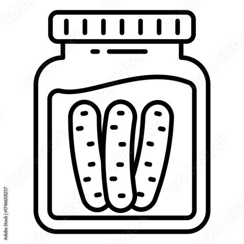 Premium download icon of cucumber pickle 