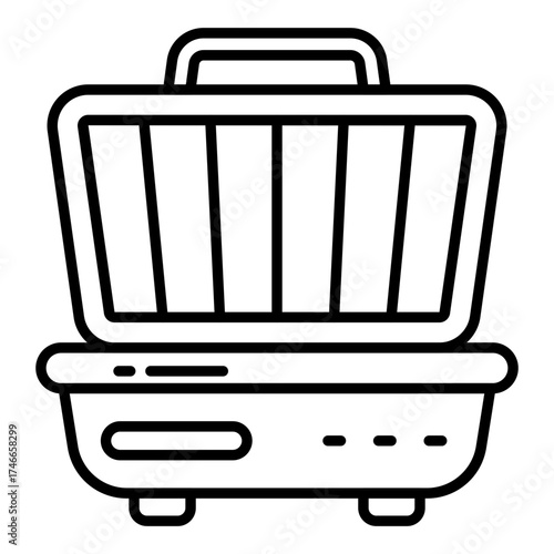 A unique design icon of sandwich maker 