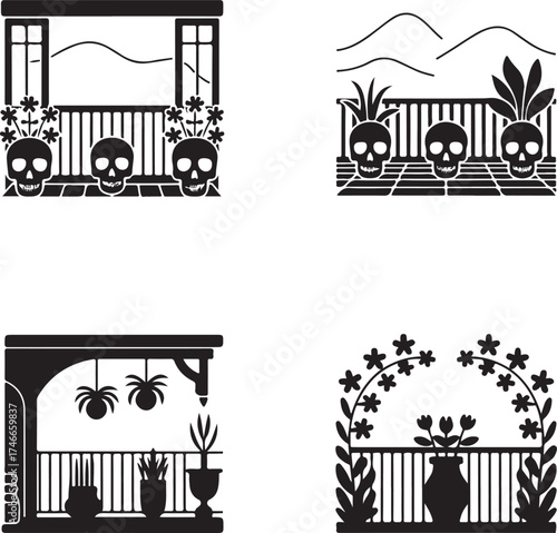 wrought iron gate