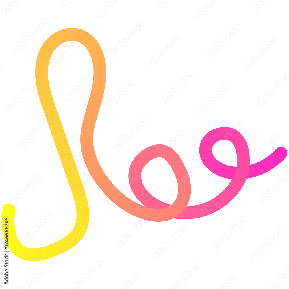 Fototapeta premium Abstract flowing wavy lines.