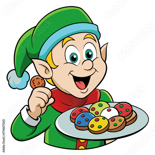 little girl with food