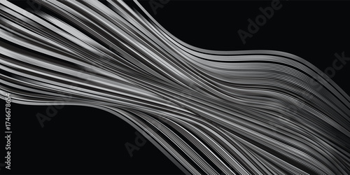 Scribble line set. a collection of parallel strokes and stacked waves. Hand Drawn lines in Pencil. Charcoal smears. Vector logo design element