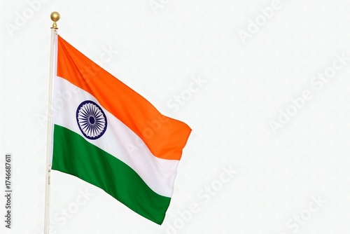 Indian flag for republic day 26 january and 15 august, independence day, india, freedom, day, festival, empty space for design india, freedom, festival, saffron, orange, green,